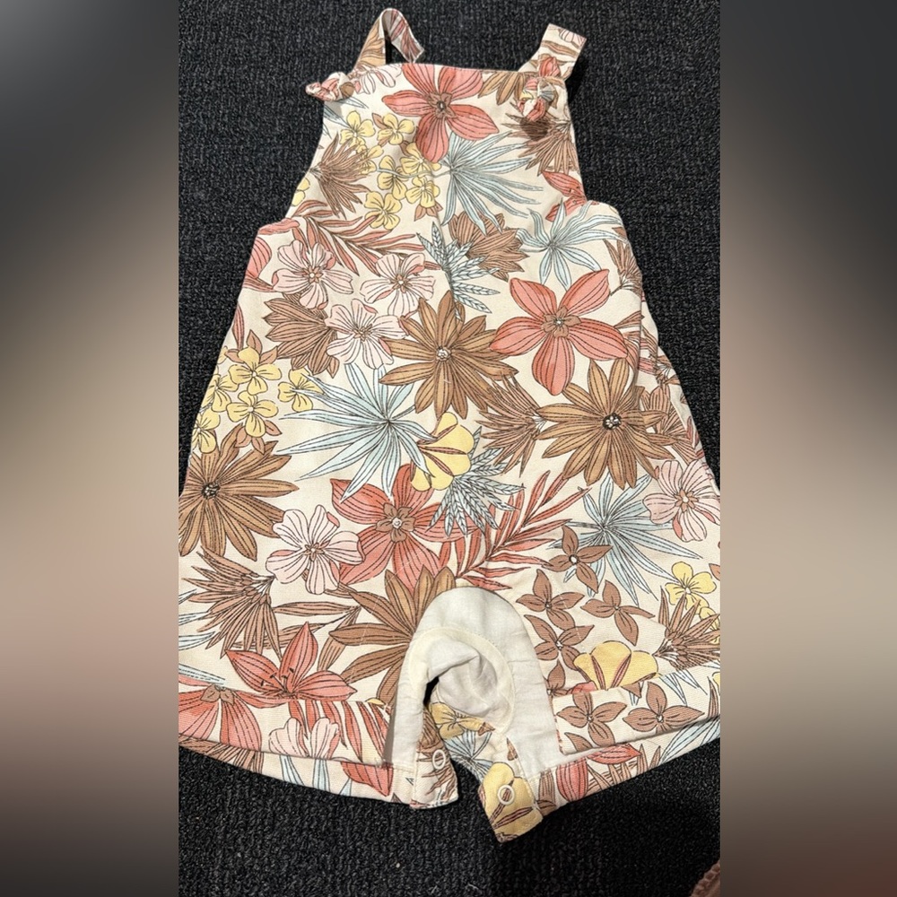 Janie and Jack Floral Kids One Piece - Multicolor